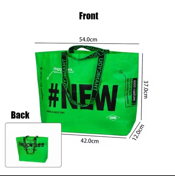 Waterproof Reusable Tote Bag - Picture 3 of 7